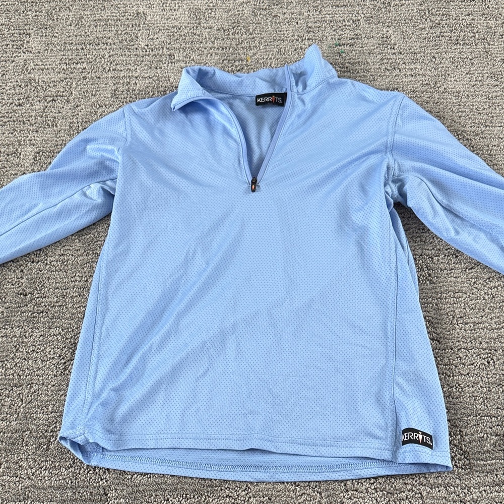 Kerrits Sky Blue Quarter-Zip Top